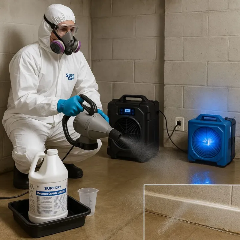 Sanitization and Odor Removal process in Bonner Springs, KS
