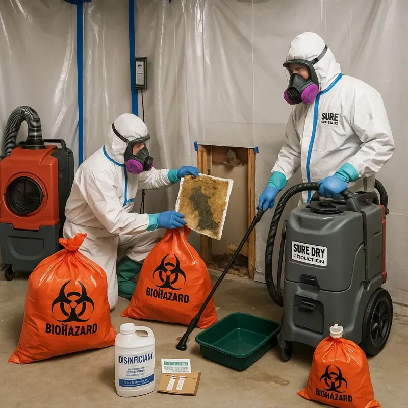Contaminated Water Handling Protocols process in Bonner Springs, KS